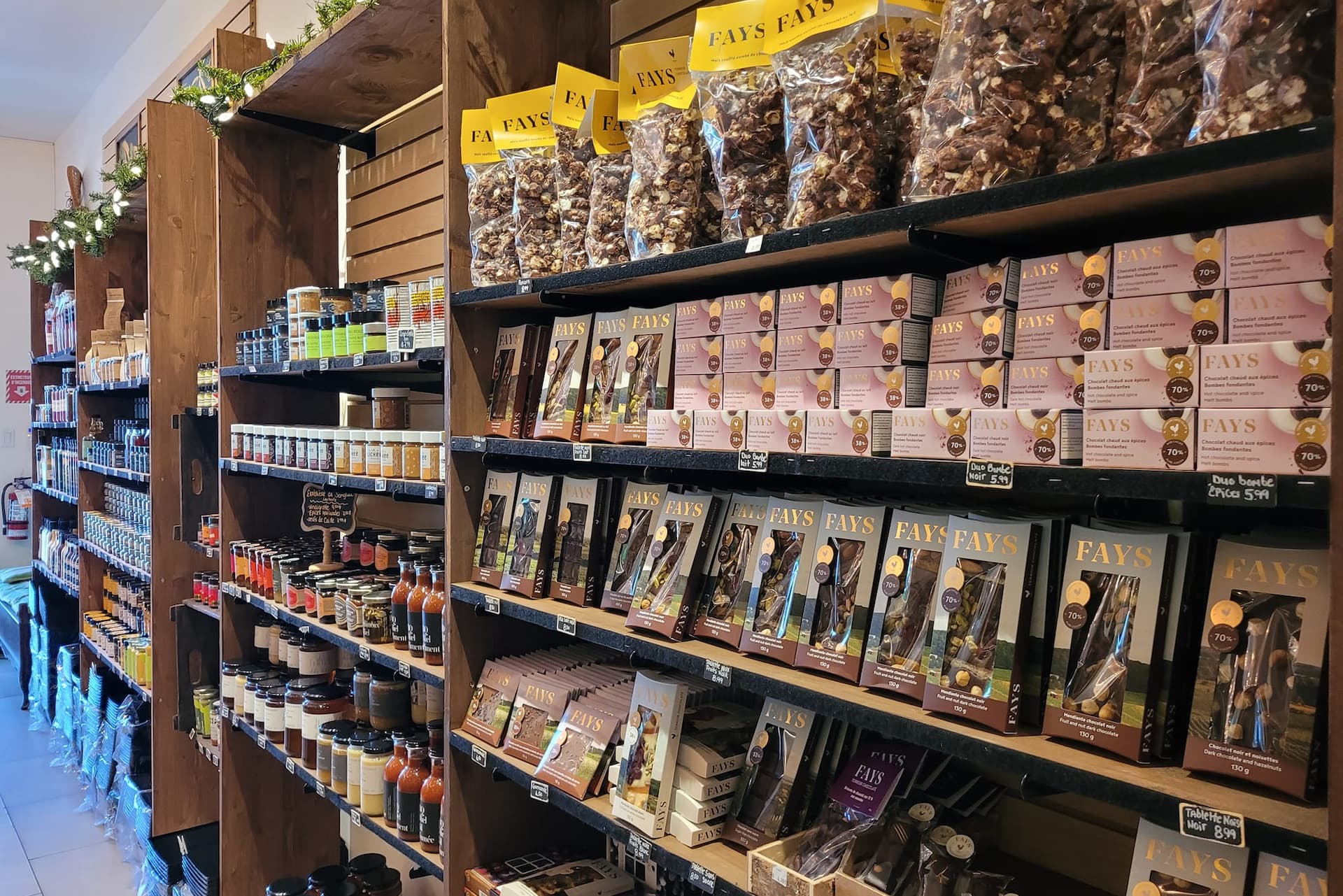 Boutiques de produits gourmands