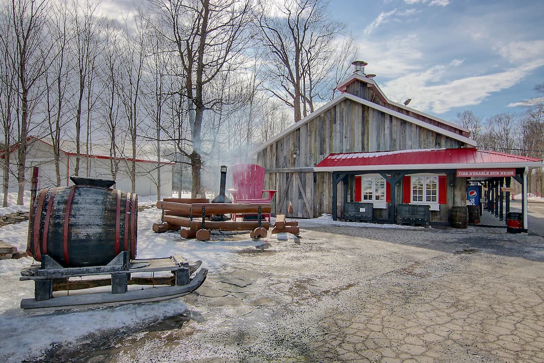 Cabane à sucre Constantin vue de l'extérieur