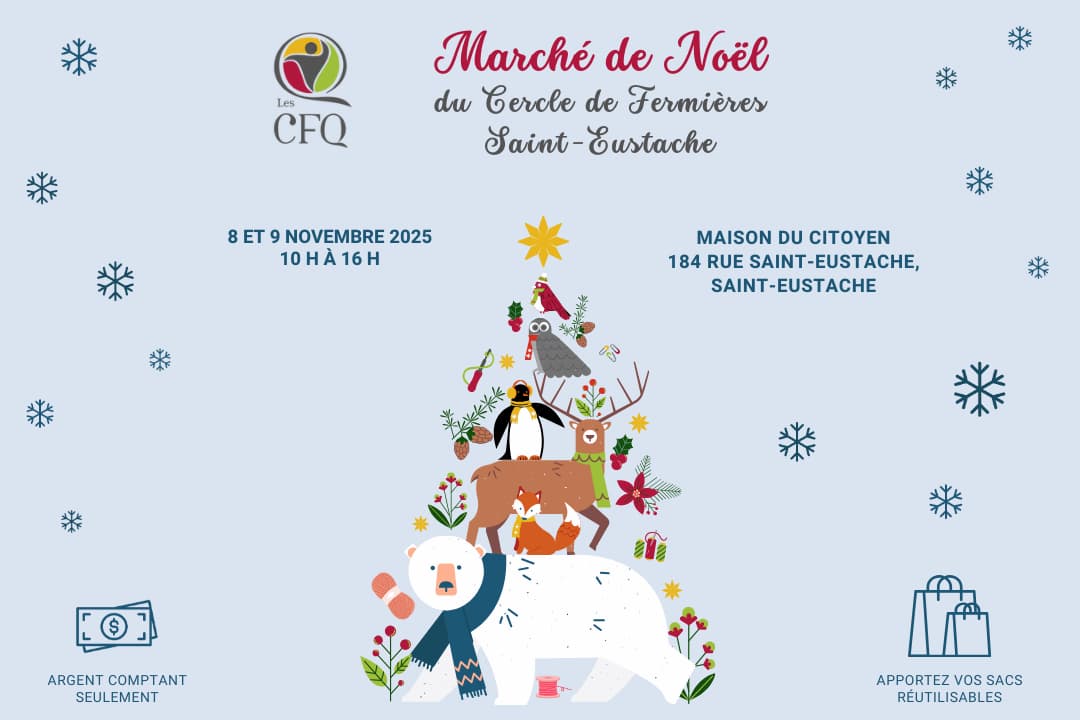 Marché de Noël du Cercle de Fermières Saint-Eustache