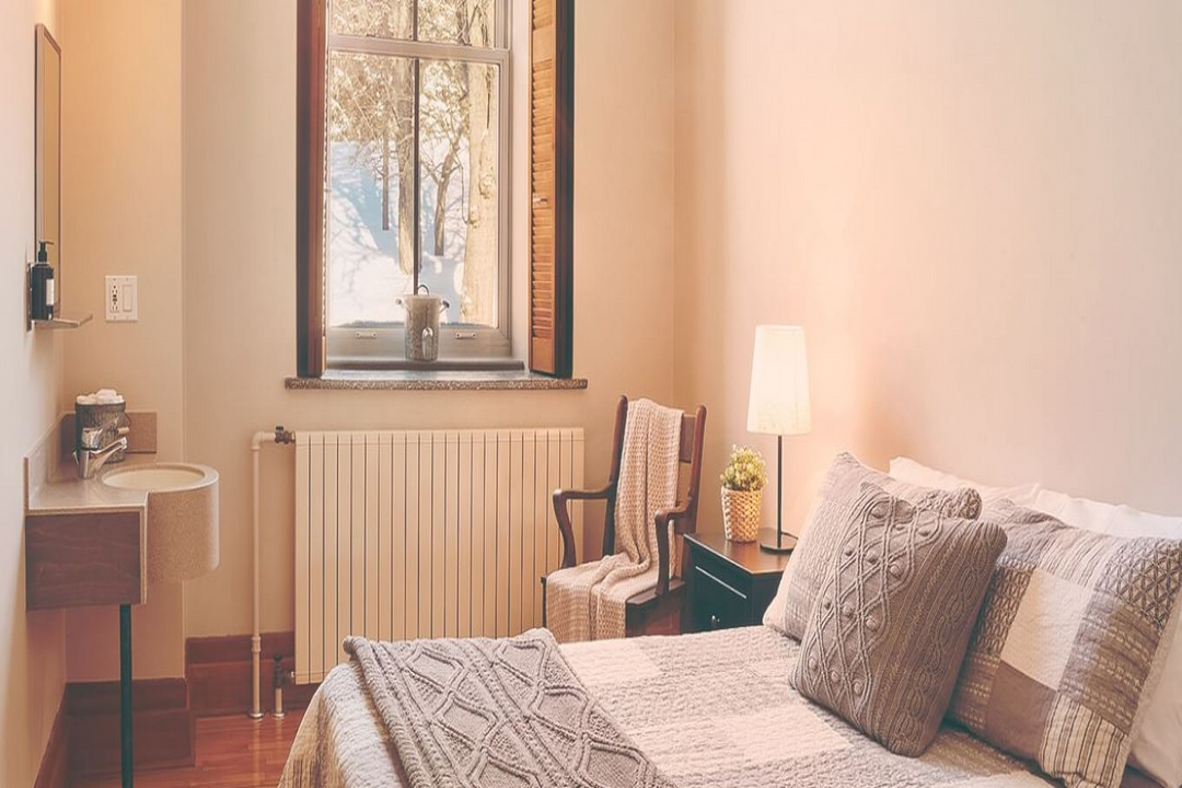 Chambre de l'auberge de l'abbaye d'oka