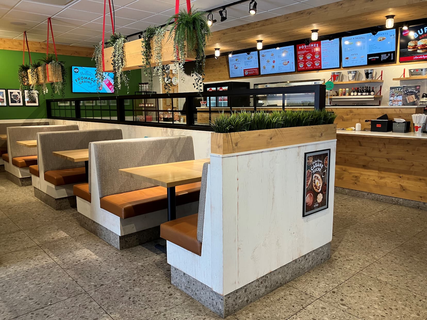 interieur restaurant banquettes