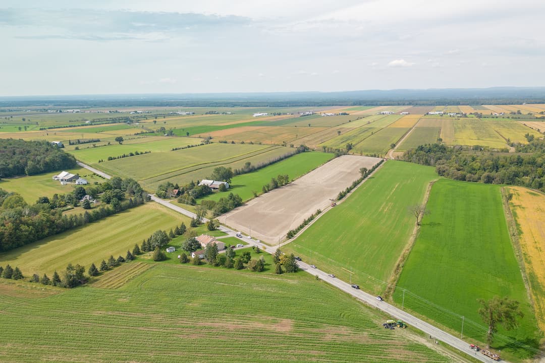 Champs près de la laiterie