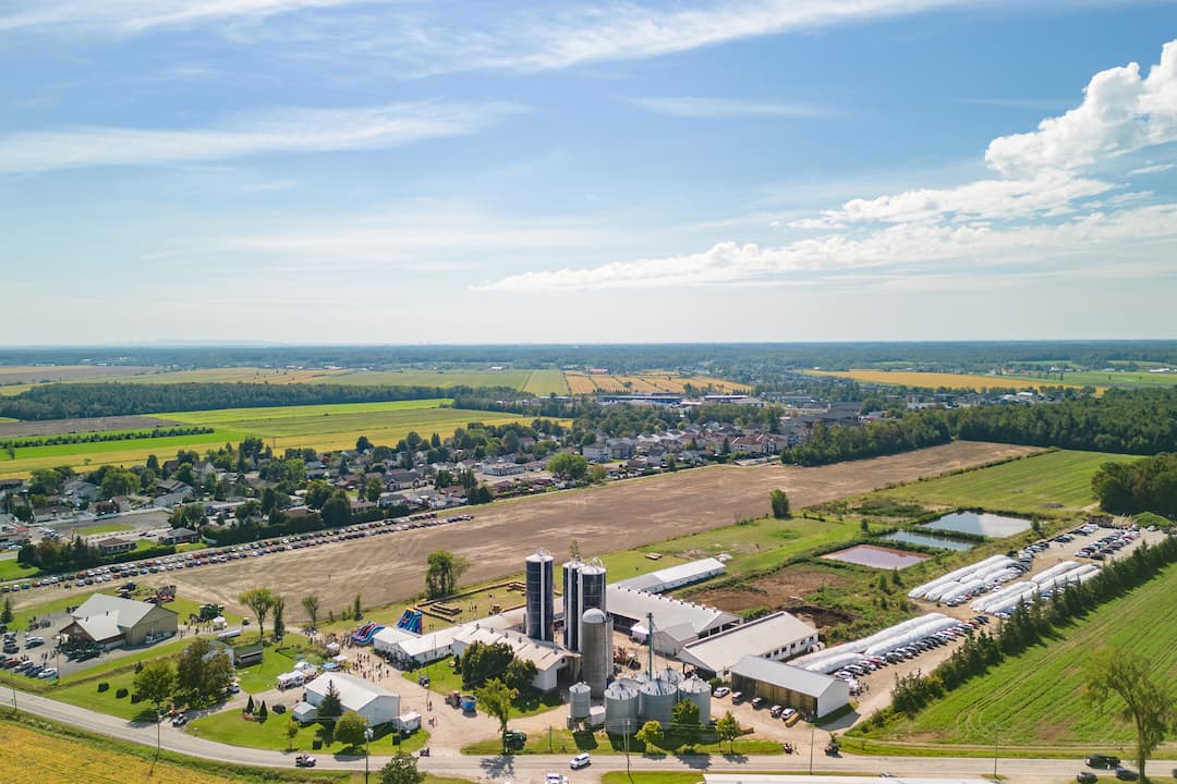 Laiterie et village