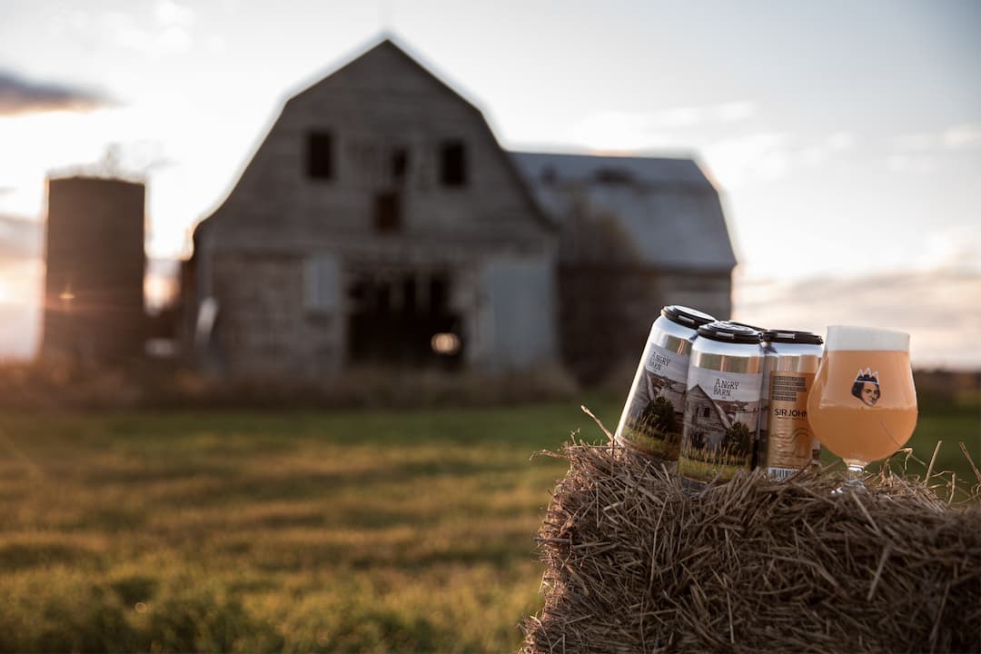 bière et verre