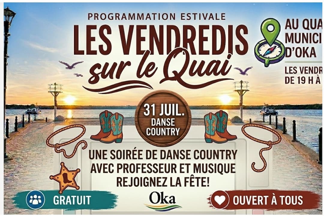 Les vendredis sur le quai – Danse country