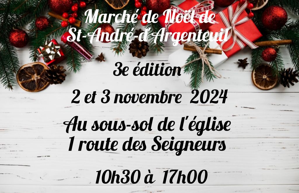 Marché de Noël de Saint-André-d'Argenteuil