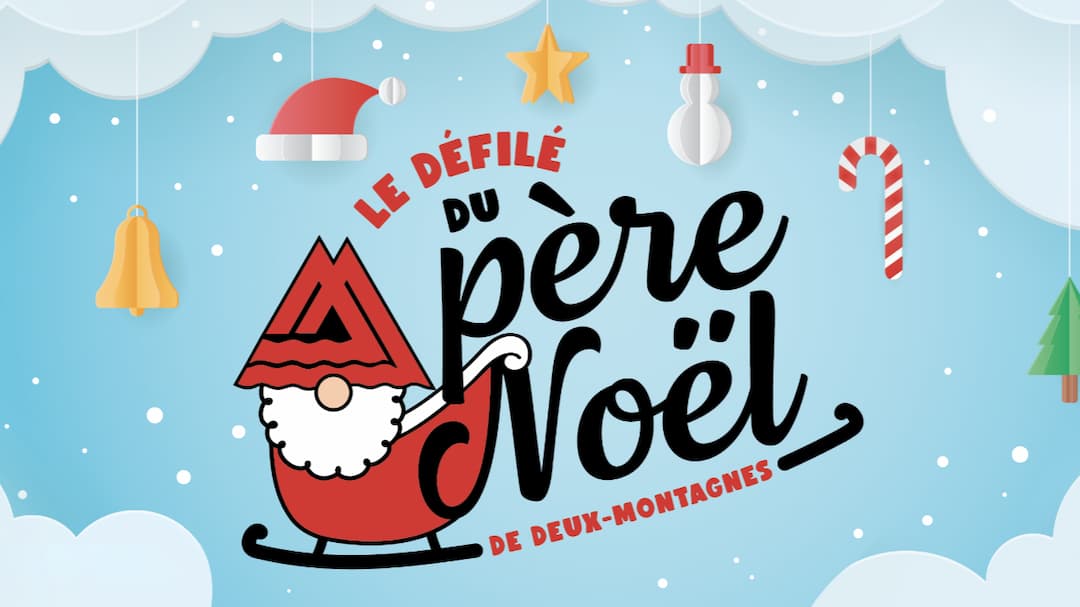 Le défilé du père Noël de Deux-Montagnes