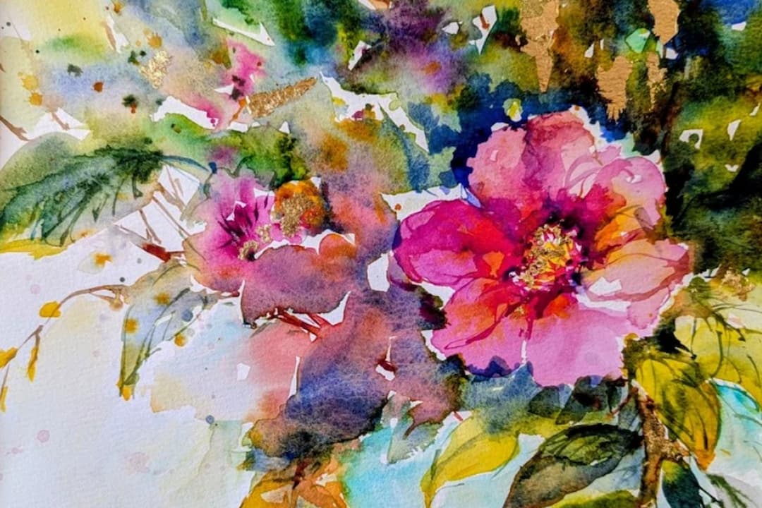 Atelier aquarelle Les fleurs