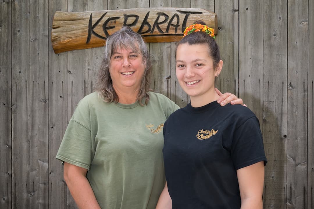 Propriétaires de l'Érablière du Domaine des Centaures, Nathalie et Justine Kerbrat