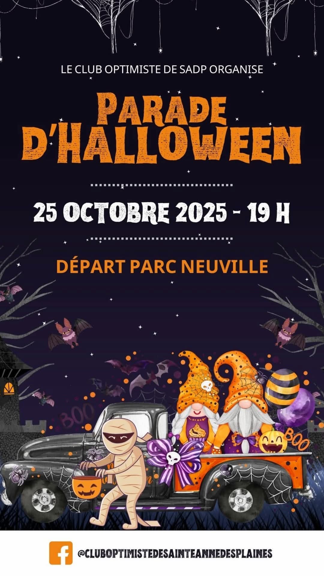 Parade d'Halloween du Club Optimiste