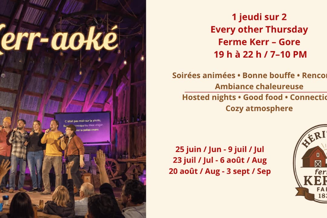 Kerr-aoke à La Ferme Kerr / at Kerr's Farm