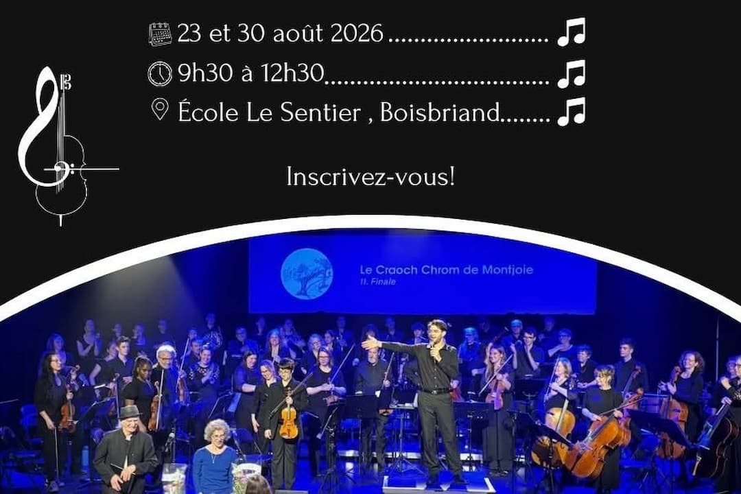 Orchestre Symphonique des Basses-Laurentides : Répétitions « chaises ouvertes », affiche publicitaire